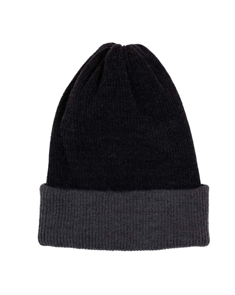 Accessories Shupaca Reversible Rib | Alpaca Beanie - Reversible Ribbed - Night