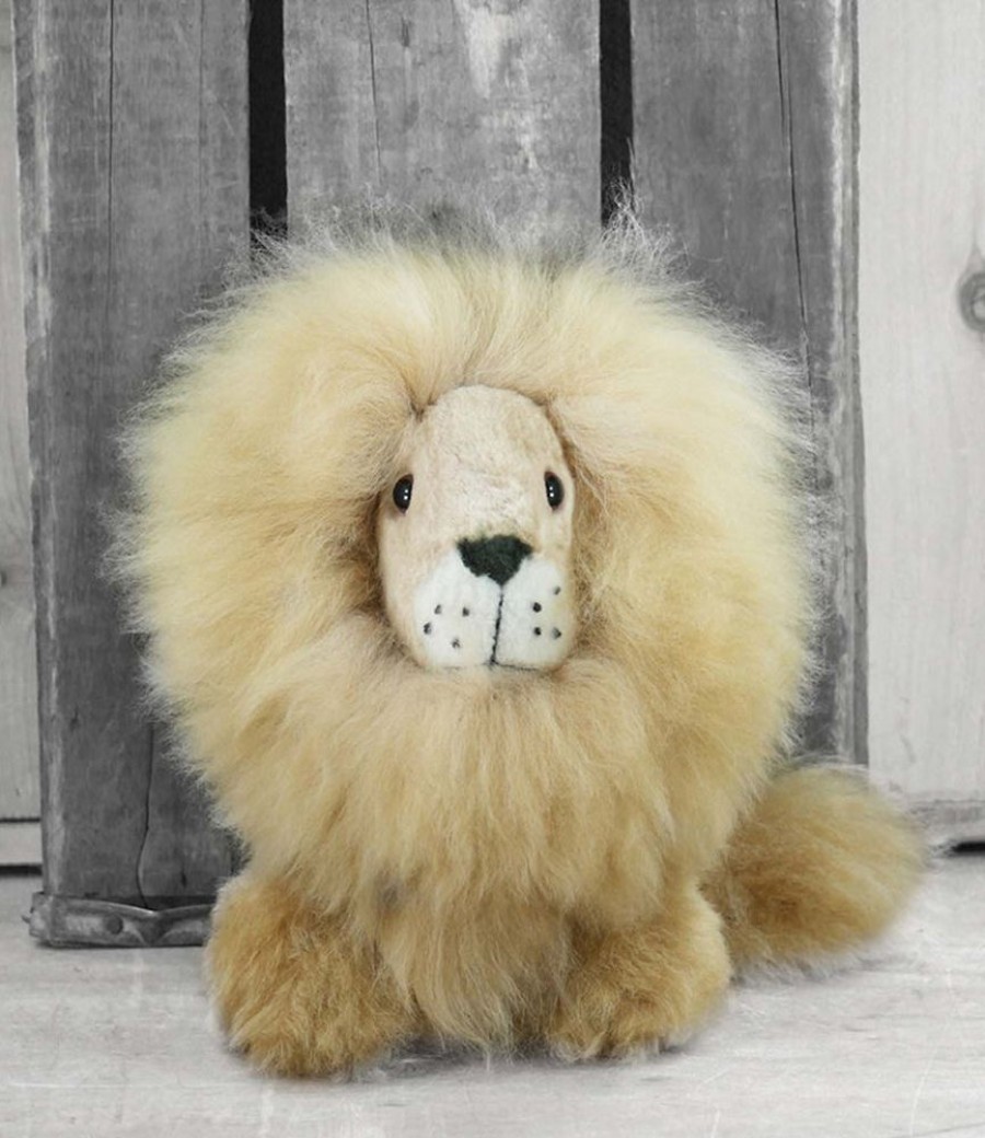 Plush Animals Shupaca | Alpaca Stuffed Animal - Lion - Small 9"